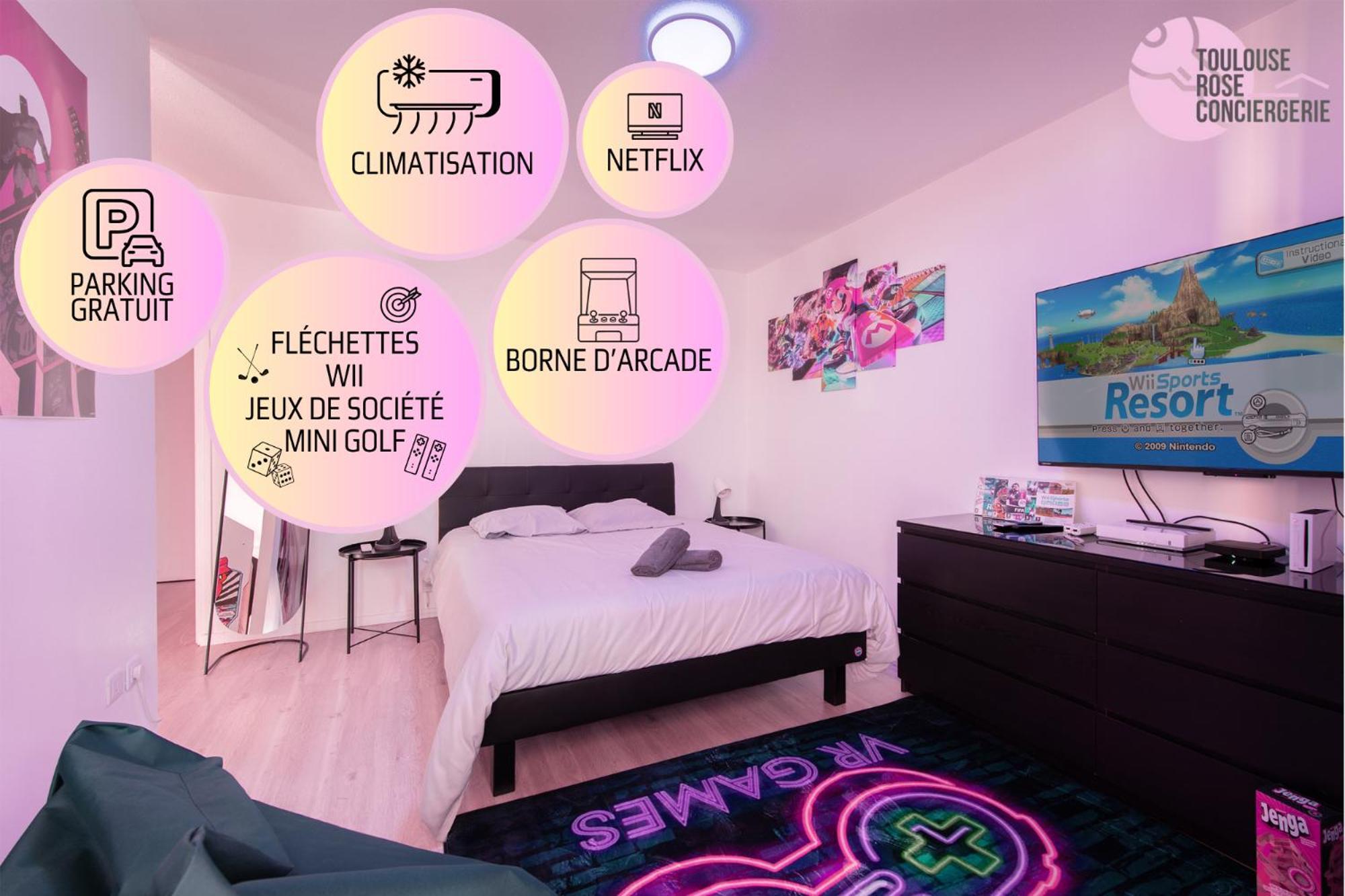 Апартаменти Gaming Flat A Toulouse Centre Avec Parking Gratuit Екстер'єр фото